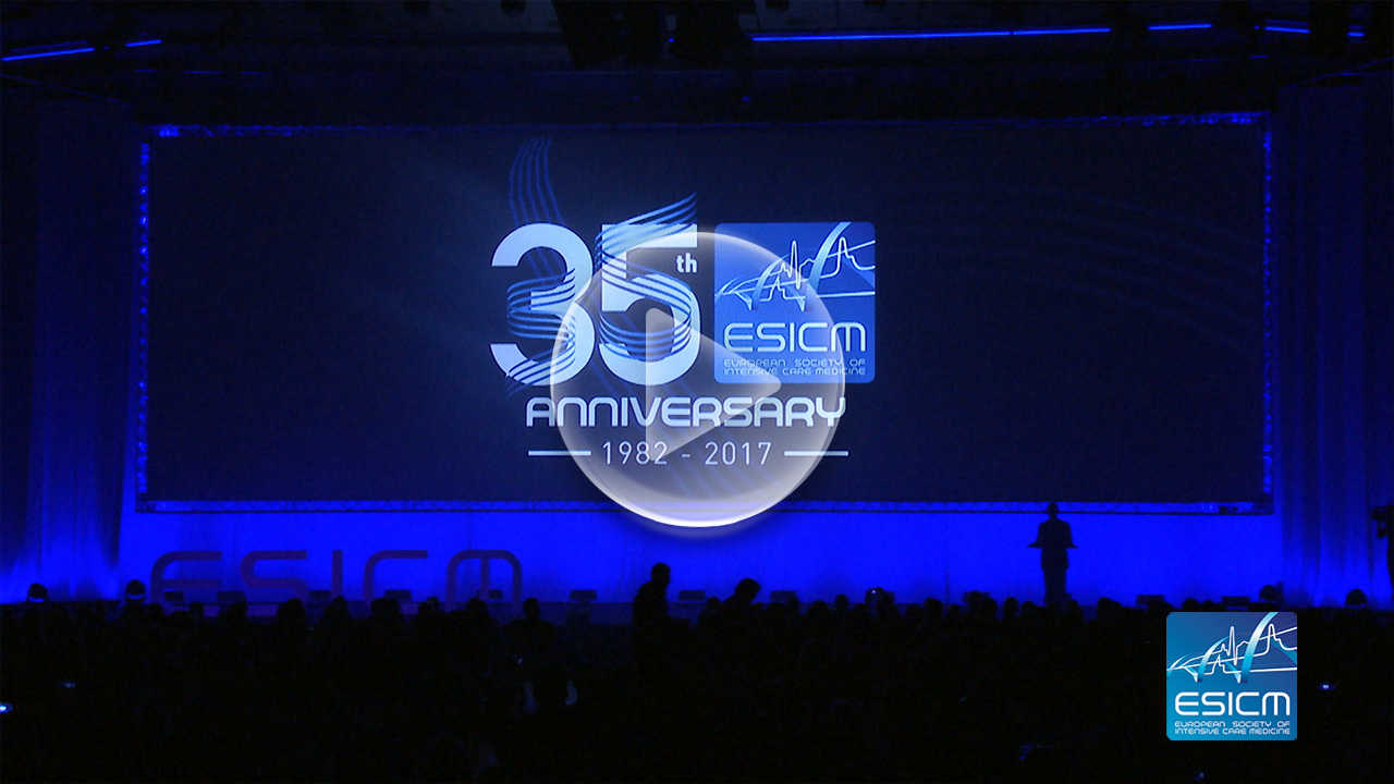 (icTV) PRESIDENTS WELCOME ~ ESICM CELEBRATES 35 YEARS