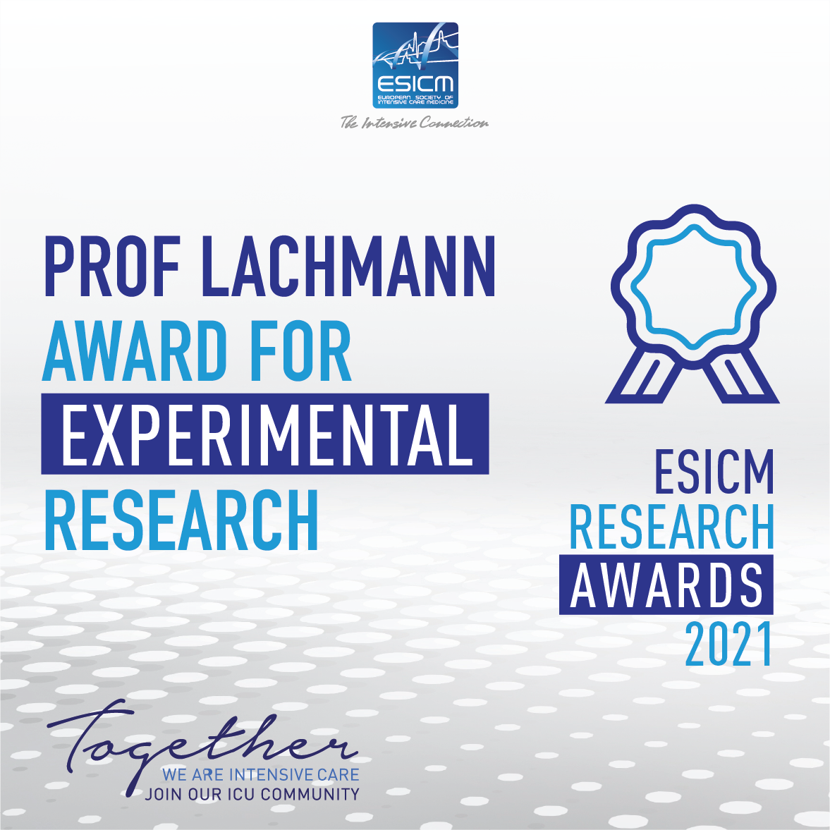 ESICM Research Awards 2021: Professor Lachmann Award for Experimental Research