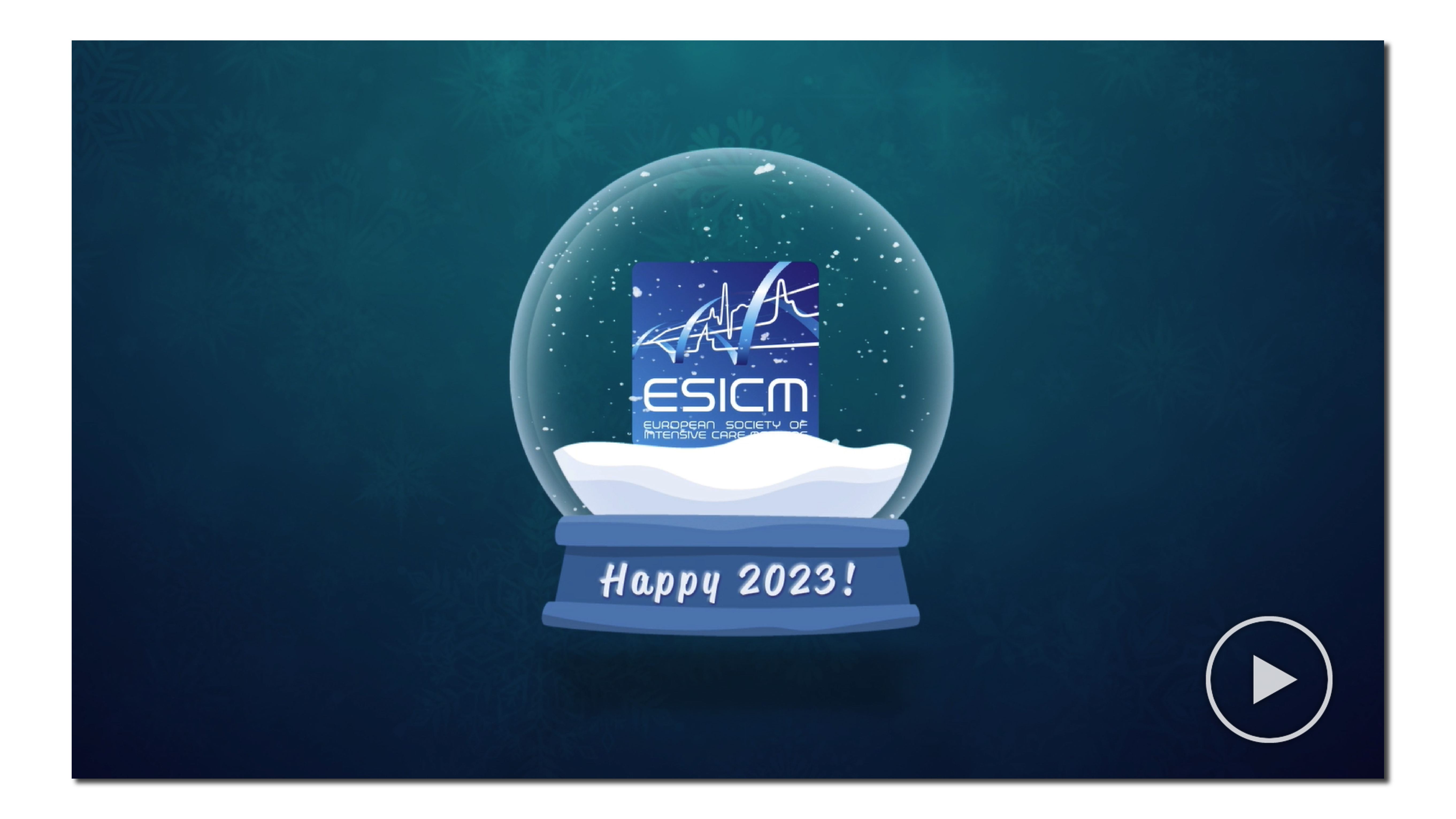 New Year message from the ESICM President
