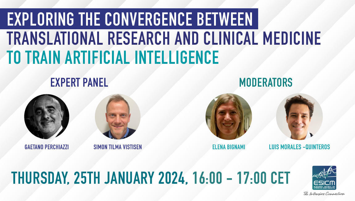 Exploring the convergence between translational research & clinical medicine to train artificial intelligence