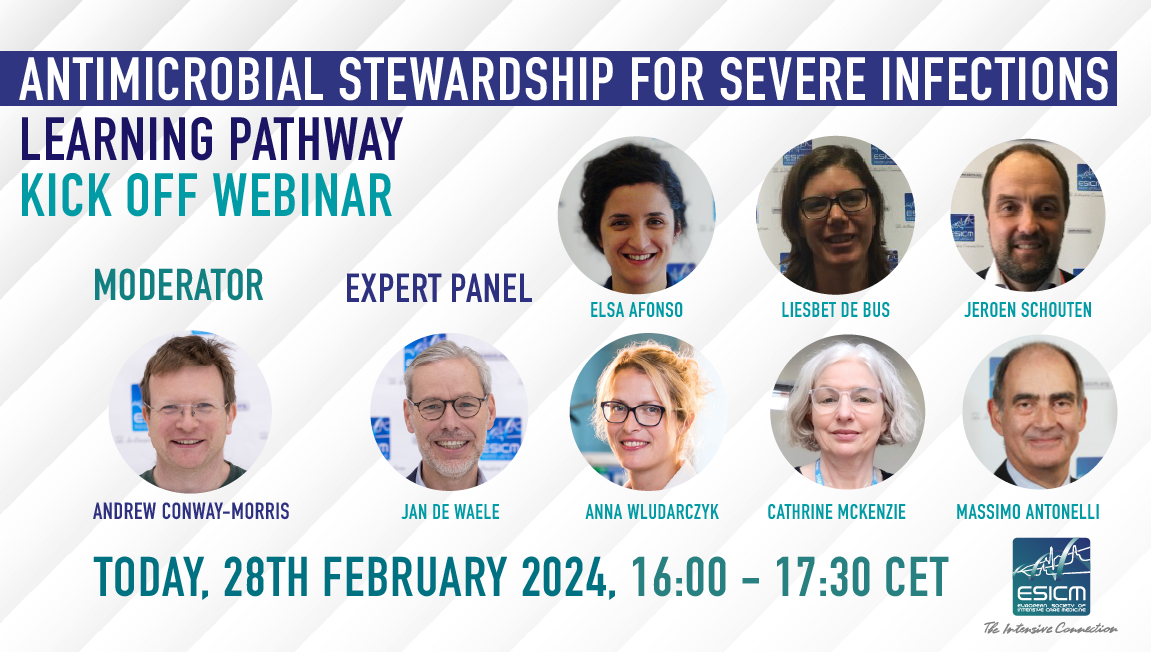 Antimicrobial stewardship learning pathway kick-off webinar