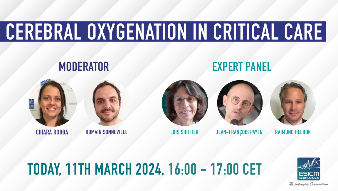 Cerebral oxygenation in critical care