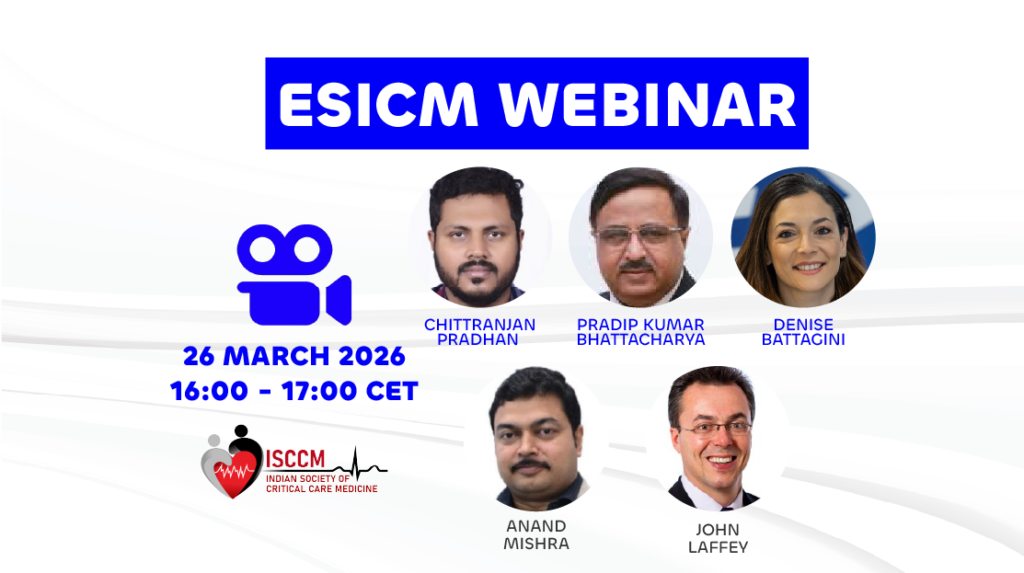 ESICM-ISCCM Bridge Webinars