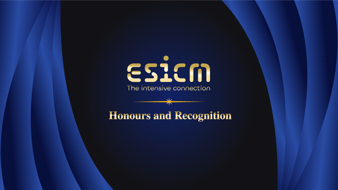 ESICM launches new Awards Programme 2026 – Recognising excellence in Intensive Care