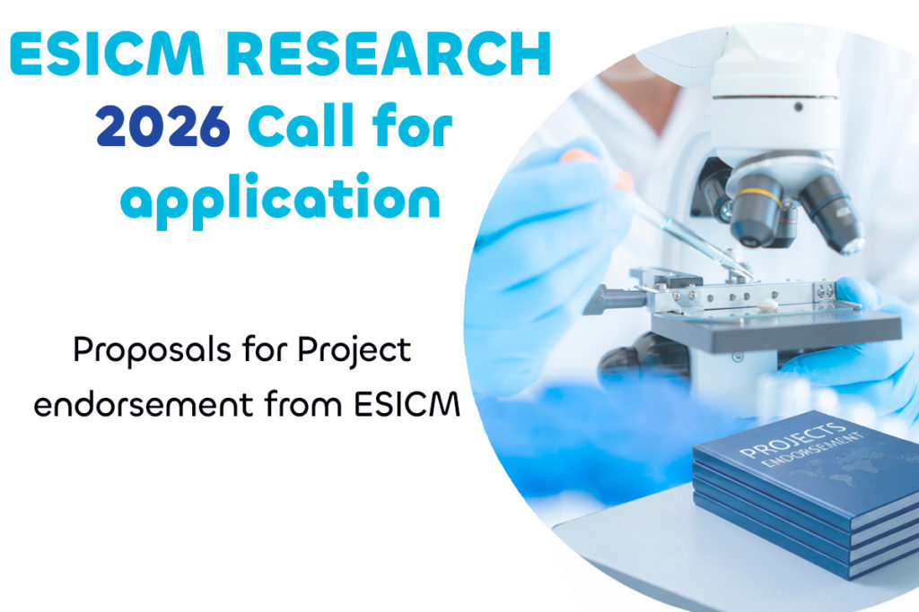 ESICM Research – Call for Project Endorsement...